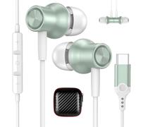 USB C Headphones for Samsung Galaxy A36 A56 A26 A17 5G A57 A37 A35 A55 S26 S25 Pixel 10 9 Headphones with Microphone In-Ear Headphones with Cable Earphones USB Type C Headphones for iPhone 17 Air 16