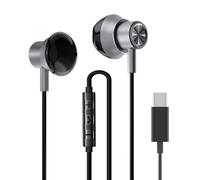 USB-C Headphones, For Samsung Galaxy S24 FE Plus Ultra / A17 A56 A36 A26 A16 A15 5G A25 A35 A55/ S23 FE Type-C Earbuds Noise Cancelling in-Ear Wired Earphone with Mic (EAR020)