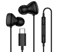 USB C Headphones for Samsung Galaxy S26 A17 A16 A56 S26 Ultra S25 FE, Type C Ear Buds Noise Cancelling Wired Earbuds with Mic HiFi Stereo Earphone for iPhone 17 16 Pro Max Google Pixel 10a 10 9 Pro XL