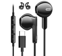 USB C Headphones for Samsung S26 S25 Ultra S24 S23 S22 FE Usbc Headphones with Mic Volume Control Wired Earbuds USB C Earphones for iPhone 17 16 15 Pro Max iPad Pro for Samsung Galaxy A56 A55 A16 A35