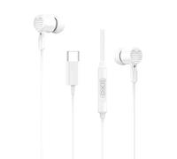 USB C Headphones In-Ear Headset Suitable for Xiaomi Redmi Note 15T 15 14 14T 13 13T 12 12T 11T 11 10 Ultra Lite Pro 4G 5G Microphone Type-C Earplugs with Cable Connector White