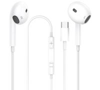 USB C Headphones,Type C Earphones Wired for iPhone 16 HiFi Stereo Noise Earbuds reduction with Mic&Volume Control,for Samsung Galaxy S23 S22 S21 S20,iPhone 15/16/Pro,Google Pixel,OnePlus