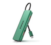 USB C Hub, 10Gbps USB 3.1 Adapter for MacBook, with 100W PD Charging, 2 USB C 3.1 10Gbps and 2 USB A 3.1 Data Ports, Compatible with Surface, XPS, Samsung, Dell and More (Green)