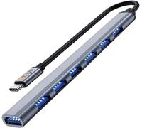 USB C Hub 3.0, Multiport USB C Adapter for MacBook Pro, 7 Port USB C to USB Adapter for Compatible with iPhone 15, Samsung Galaxy S23, iPad Pro, Chromebook, Pixelbook, Dell XPS, HP etc