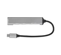 USB C Hub 5 in 1 Type C Docking Station, USB C Adapter with SD Card Slot, Micro SD Slot, USB 3.0 Port, Dual USB 2.0 Ports, Metal Alloy Shell for, Linux, Chrome OS and macOS