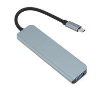 USB C Hub, 5 in 1 USB C Hub with 4 Ports USB 3.0 for IOS, High Speed Data Transfer USB C Splitter for Tablets Notebook Computers Game Console