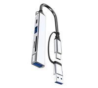 USB C Hub 5 In 1 USB C/USB Adapter Docking Station USB Port USB C Port Memory Card USB C Adapter Laptop Dock