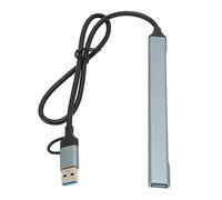 USB C Hub, 7 in 1 Type C Docking Station USB 3.0 Hub Up to 5Gbps for Win XP, for Vista, for Win7 8 8.1 10, for OS X Laptop, for Linux