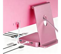 USB C Hub for Mac 24 inch 2021/2023/2024, 7 in 1 iMac USB Hub with USB A/C 3.2 10Gbps, SD/TF, HDMI iMacM1 M3 M4 Dock Accessories