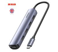 USB C Hub HDMI Adapter 5 IN 1 Thunderbolt Hub with 4K HDMI, USB-A 3.0 Data