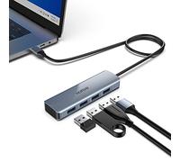 USB C Hub, HOPDAY 4-Port USB 3.2 Hub, USB C Splitter Multiport Adapter 10Gbps Data Hub with 1.6ft Extended Cable for MacBook Air/Pro, iMac, iPad Pro,Dell, HP,Surface and Other USB C Device