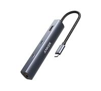 USB C Hub, PowerExpand 6-in-1 USB C PD Ethernet Hub with 65W Power