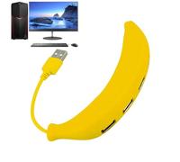USB C Hub Splitter - Type C Expander Hub Adapter | USB Multiport Adapter 4 Port Hub Splitter | Banana Shape USB Splitter USB Hub for PC, Type ada