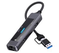 USB C Hub Splitter USB-C to RJ45 Lan Ethernet 2.0/3.0 Adapter
