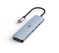 USB C Hub,TOTU Slim 7-in-1 USB C Hub, with 4K HDMI Displays, SuperSpeed USB Devices, USB 3.0 Ports, SD/TF Card Readers Plus 100W Power Delivery and Rapid Charging, Connect Your USB C Devices