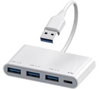 USB C Hub, USB C to USB 3.0 Multiport Adapter, 4 in 1 USB3.0 Extension Hub to 4-Port USB-A Splitter, 1 USB3.0+2 USB2.0 High Speed Transfer Adapter for MacBook Pro, iMac etc. (Type-A Interface)