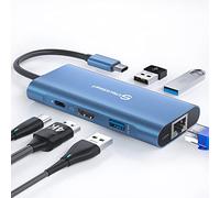 USB C Hub, UtechSmart 6 in 1 USB C to HDMI Adapter