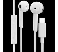 USB-C In-Ear Headphones with Mic & Volume Buttons Hi-Resolution Type-C Earphones Compatible with Samsung S24 S25 S25+ S25 Ultra A54 5G Flip Fold Z6 Z7