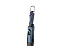 USB C Keychain Charger Cable,65W Multi-Port 4-in-1 for RAPID Charger Screen For Android for IOS Devices,ABS Key Ring(Blue)