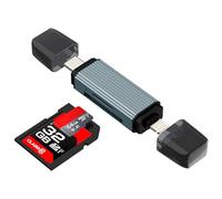 USB C Lightning to SD Card Reader(2 in 1)for iPhone 16 15 14 Digital Camera Micro SD TF Memory Photo Transfer for Apple for iPad MacBook OTG Adapter Compatible for Samsung Type C Converter Android Car
