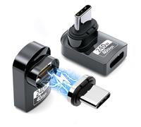 USB C Magnetic Adapter 240W, 2Pack, Right Angle 24Pins USBC4 40Gbps 8K 60Hz