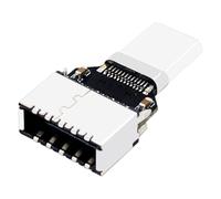 USB C Male to Female - Type E Internal Adapter, Front Panel Connector, USB 3 Extension Converter | High-Speed 20Gbps Data Transfers Computers Motherboard Cases Desktop PC Gamings.