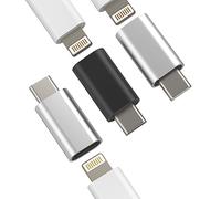 USB C Male to Lightning Female Adapter(3pack)Type Charger Cord Connector compatible for Samsung Galaxy Note S9 S10 S20 S21 S22 S23 Ultra Z Flip Plus Google Pixel LG Ipad Air4 for iPhone Charging Cable