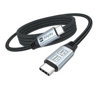 USB C Monito Data Fast Charging Cable 3 FT, 240W USBC PD Power Charging / 20Gbps Data /4K Video USB C to USBC for HUB, SSD,MacBook Pro, Surface Pro 7/9, iPhone 16/15,Galaxy S25-21, Portable Monitor