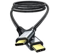 USB-C Monitor Cable, 4K UHD USB C Video Cable, HDR Male to Male Type C Display Cord for Dell/LG, MNN/KYY Portable Monitor, External Second Screen Extender