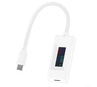 USB C Monitor KWS065C Featuring Data Analysis Capabilities and Real Time Charge Tracking (White)