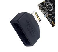 USB C Motherboard Head Splitter Extension Module Adapter, Plug-N-Play Type-A/C Converter, Stable Transfer for PC Home Computer Maintenance Cable Management