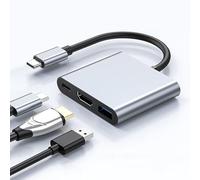 USB C Multiport Adapter With 4K HDMI Output, Hub for Mac, 100W PD Charging, USB 3.0, Digital AV Converter for MacBook Pro/Air, iPad Pro & USB-C Devices