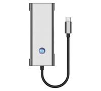 USB C Multiport Hub - Compact Extension Station | Data Transmission Adapter for Professional Presentations Studies Meetings Home Office