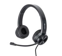 USB-C Office headset with USB A to C Adapter