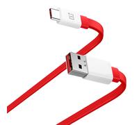 USB-C Official OnePlus Cable 30W Charge and Synchronise Flat Design 1m Red