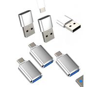 USB C OTG Cable Adapter(6Pack)Type C Converter for Apple iPhone15 Pro Max Plus for iPad Air4/5 Mini6 Macbook Compatible with Samsung Galaxy S22 S23 Accessorie Thunderbolt USB 3.0 Port Mouse Connector