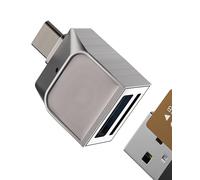 USB C OTG Micro SD Card Reader Adapter 2-in-1 USB 3.0 Port TF Memory Stick for iPhone16 15 for iPad Pro Android Camera Compatible for Samsung Device Storage Laptop for iPad Multi-Port Type C Converter