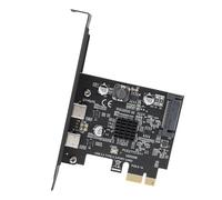 USB C PCI Card, PCIe to USB 3.2 Gen 2 Card for ASMedia ASM3142 Master Control, Internal PCI E Express Expansion Card, GEN2 Dual USB C High Speed 10Gbps PCI Express Expansion Card