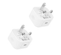 USB C Plug, 2Pack 25W USB C Fast Charger Plug Power Adapter for iPhone 16/15/14/13/12/11 Pro/Pro Max/XS Max/XS/XR/X/SE 2022/10/8, iPad, Samsung Galaxy, Fast Charger USBC Type C Plug UK Power Adapter