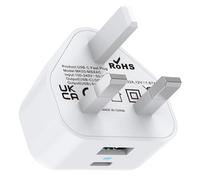USB C Plug Fast Charge,20W USB and Type C Fast Charger Wall Plug for New Apple iPhone 15/15 Plus/15 Pro/15 Pro Max/14/13/12/11/8 Series,XR/SE,iPad Pro Air Mini,USBC 3.0 Charging Head Power Adapter UK