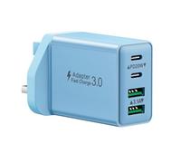 USB C Plug Fast Charge, 40W Multi USB Plug Fast Charger UK Charging Plug Multiport USB Wall Plug Dual USBC Power Adapter Type C Charger Head for iPhone 16 15 14 13 12 11 Pro Max Plus XS XR, Samsung