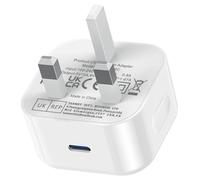 USB C Plug Fast Charge for Apple iPhone 16e 16 Plus 16 Pro Max 15 14 13 12 11 SE/Watch/New iPad 8 9 10 11th/Samsung S25/Google,25W Type C Charger Plug USBC Port lightning Charging Wall Plug Adaptor UK
