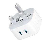 USB C Plug Fast Charge, USBC Charger Plug UK PD 3.0 i Phone Type C Power Adapter Fast Charging Compatible with iPhone Apple 17/17 Air/17 Pro Max/16/16e/16 Plus/15/14/13/12/11/X/XR/XS/SE/8