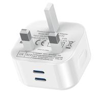 USB C Plug,USBC Charger Plug UK Adaptor Type-C Port Wall Charging USC Fast Charge for New Apple iPhone 16e 16 Plus 16 Pro Max 15 14 13 12 11 SE/iPad 8 9 10 11th 2025 A16 A17 Pro M2 M3 M4 2024/Watch