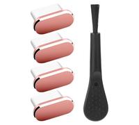 USB C Port Cover Set - 4 Piece Dustproof Plug Set with Brush for Charging and Data Ports, Protective Accessories | Ideal for Phones, Tablets and USB Devices at School, Work