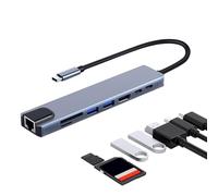 USB C Port Hub 4K Image Output, Fast Data Transfer, Multiport Adapter