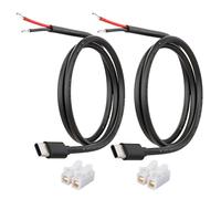 USB-C Power Cable to Bare Wire, 20AWG 1M Type-C Male Plug Power Pigtail, 5V 5A DIY Power Wire with Copper Quick Wire Connectors, 2-Pack