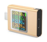 USB C Power Meter Testers, Eversame PD3.1 Digital Multimeter, USB C Voltage Current Voltmeter Amp Volt Ammeter Detector USB C Cable Charger Indicator DC4.5-50V/0-12A，PD2.0/PD3.0/PPS/QC2.0/QC3.0/FCP