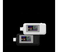 USB C Power Meter, Voltage Current Capacity Tester with 0.96 Inch IPS Display, Real Monitoring for Phone Chargers and Power Banks, KWS-1902C Model