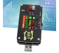 USB-C Power Supply Tester Module, 8.5x4x1.5 cm, CNC USB Color Screen, Constant Voltage/Current, 1.44" LCD Display, for Electronics Testing